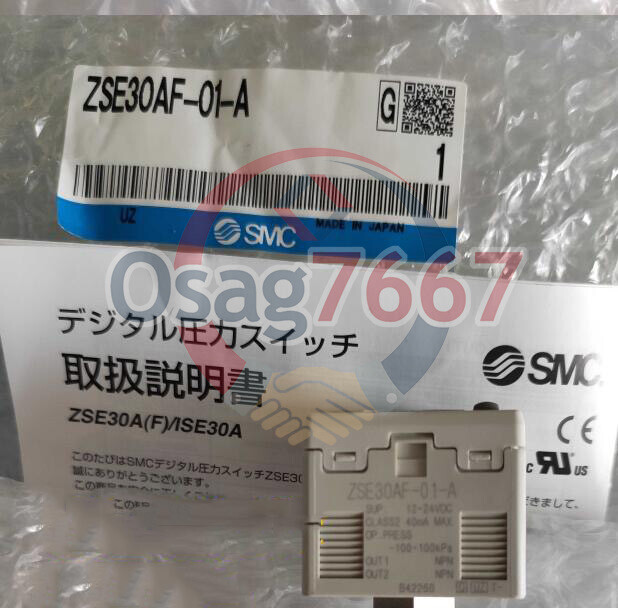 1PC SMC ZSE30AF-01-A Pressure Switch New