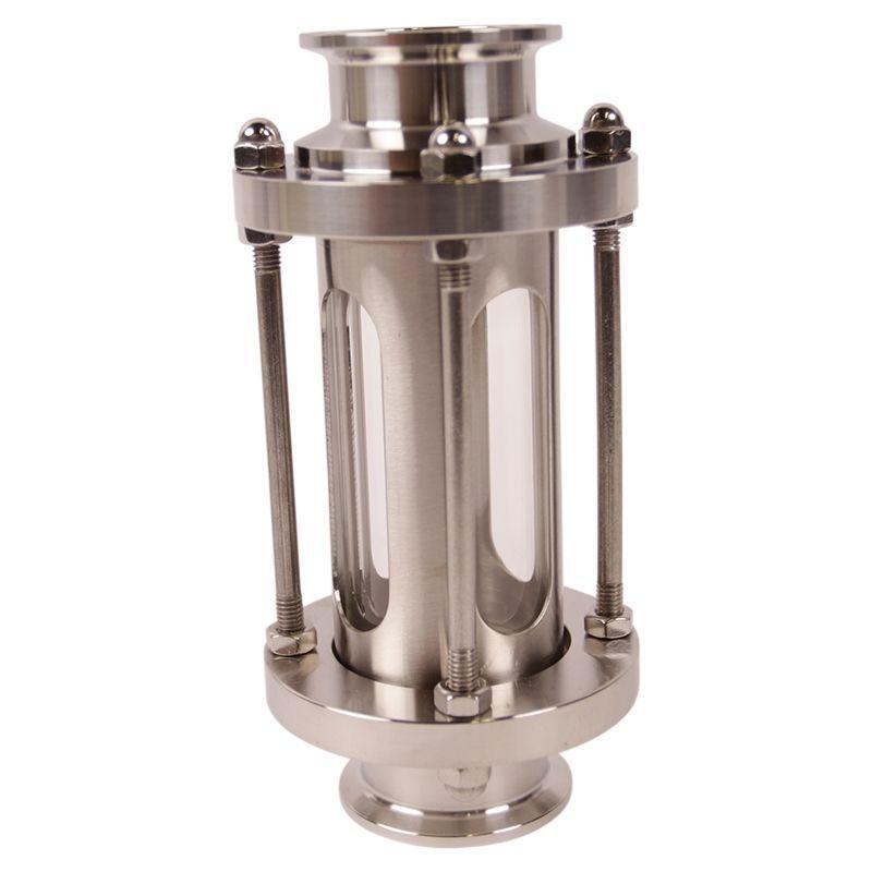 Sight Glass | Tri Clamp 2 inch - Silicone - Sanitary SS304 (2 Pack)