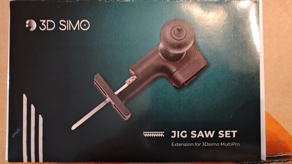 3D SIMO Multipro tool for makers, includes jigsaw, screwdriver and drill kits