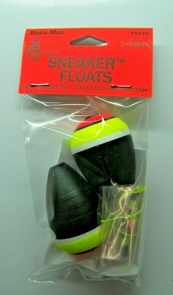 Beau Mac Sneaker Float EVA Foam Core Drift lake 2 Bobber Stops NEW #SNF20