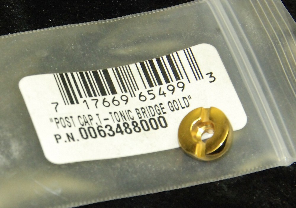 Guild Fender Gold Bridge Post Cap Tech-Tonic  006-3488-000