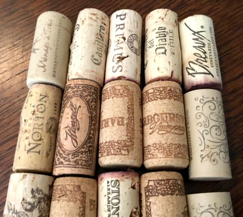 30 Count Real Used Wine Corks Crafts