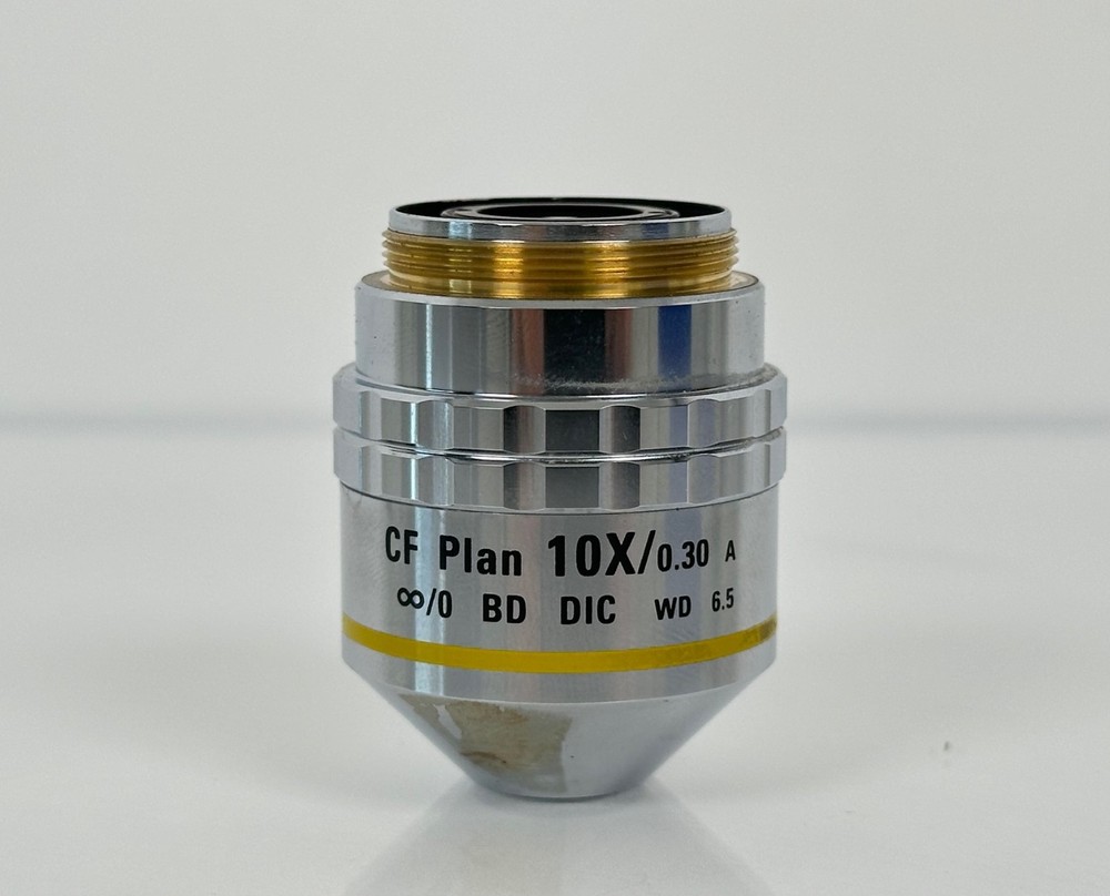 Nikon CF Plan 10x/0.30 BD ∞/0 WD 6.5 Microscope Objective Lens