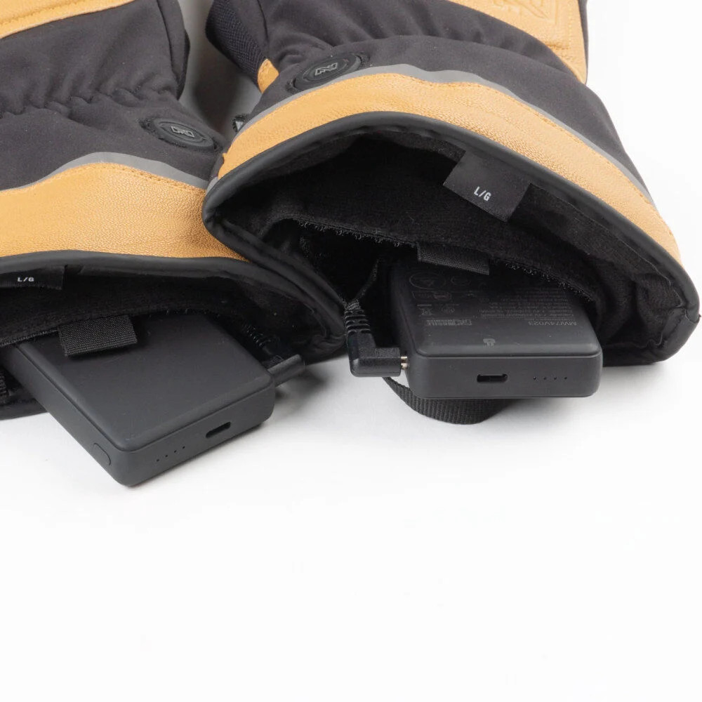 Mobile Warming Blacksmith V2 Heated Glove Unisex Black/tan Small
