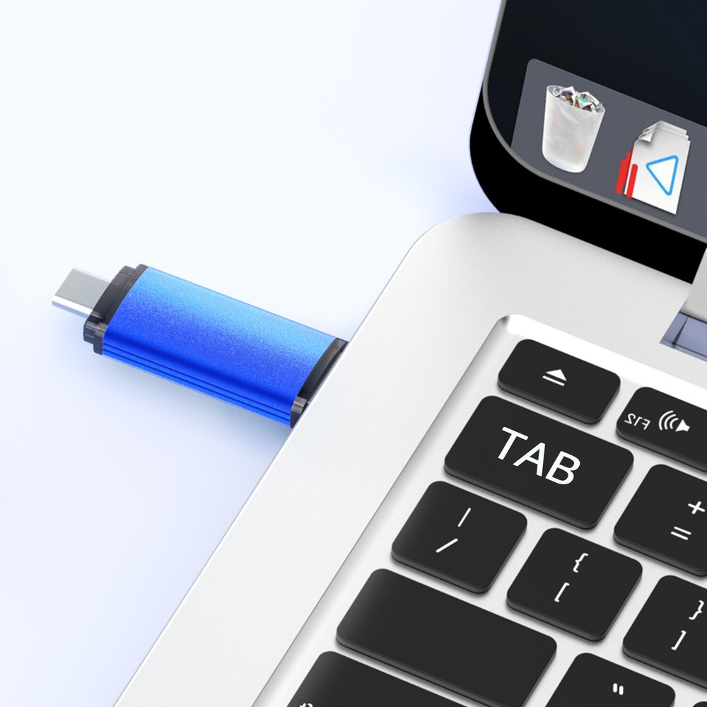 USB 2.0 32/64/128GB Type-C/ A Dual Flash Drive Memory Stick For Android Phone PC