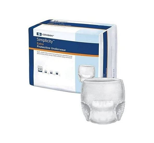 Simplicity Extra Protective Underwear, X-Large (48"- 66") 25 Pack