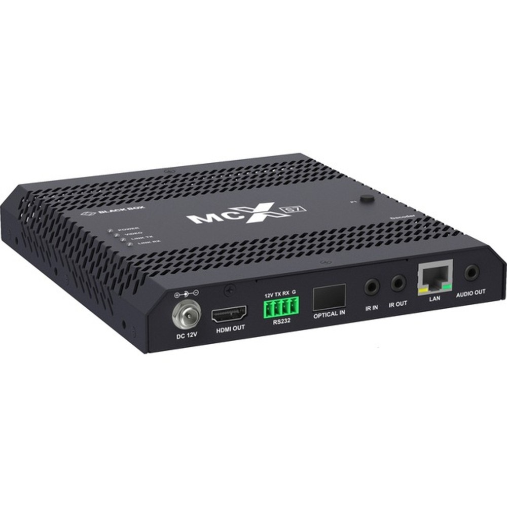 Black Box Network - MCX-S7-FO-DEC - Black Box MCX S7 4K60 Network AV Decoder -