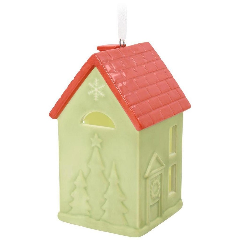 New Home Dated Ceramic Ornament Hallmark Keepsake