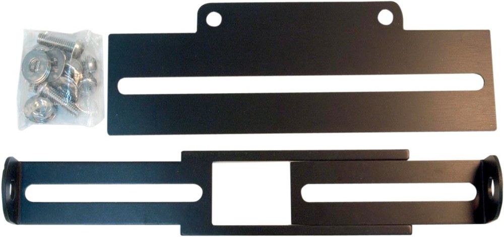 Emgo Universal License Plate Bracket Black #86-42654