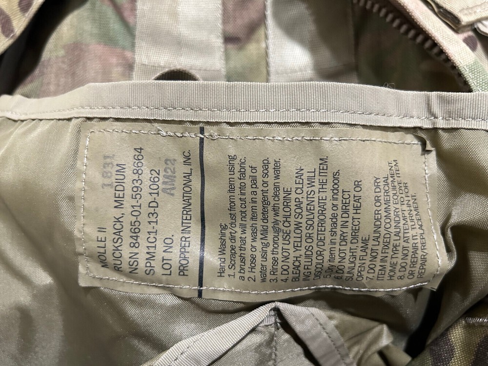 Original Military Medium Assault Pack OCP Multicam Grade 2 Complete