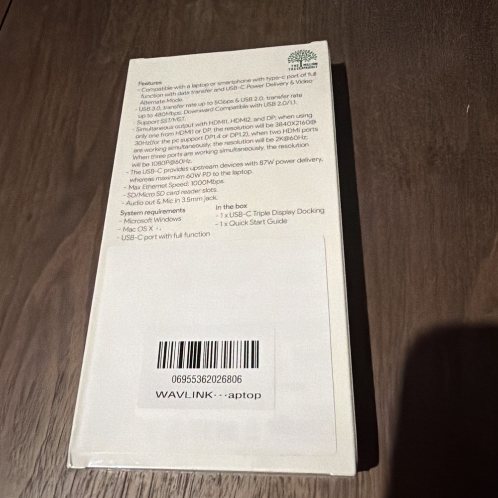 usb c triple display docking station