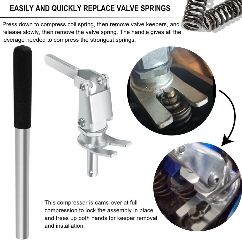 66784 Stud Mount Valve Spring Compressor Removal Tool for 3/8 7/16 Studs