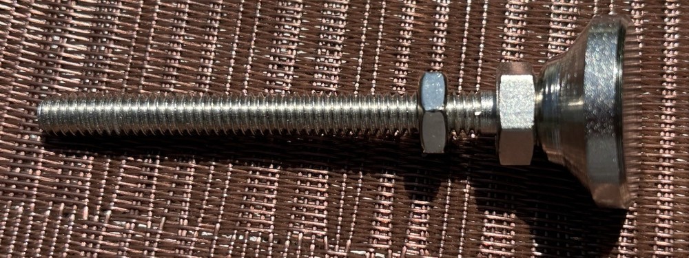 Level-It Leveling Mounts Swivel Stud 1/4-20 Thrd 2 1/2” Thread Length 1” Diam