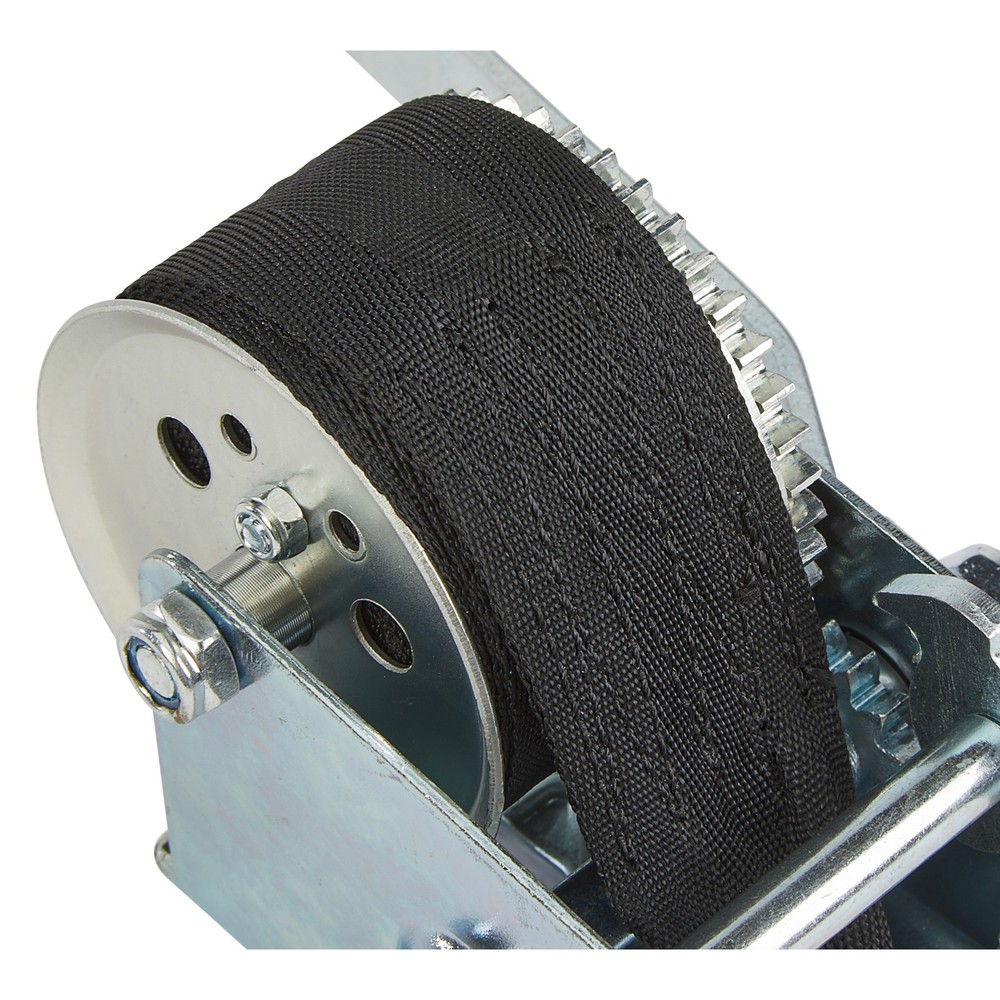 Ultra-Tow Single-Speed Hand Winch with Strap, 600-Lb. Load Capacity