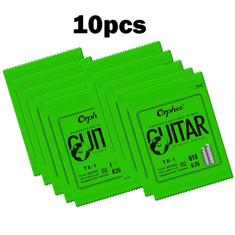 Guitar 1st E-String (.010) Replacement 10PCS Accessories For Acoustic Parts