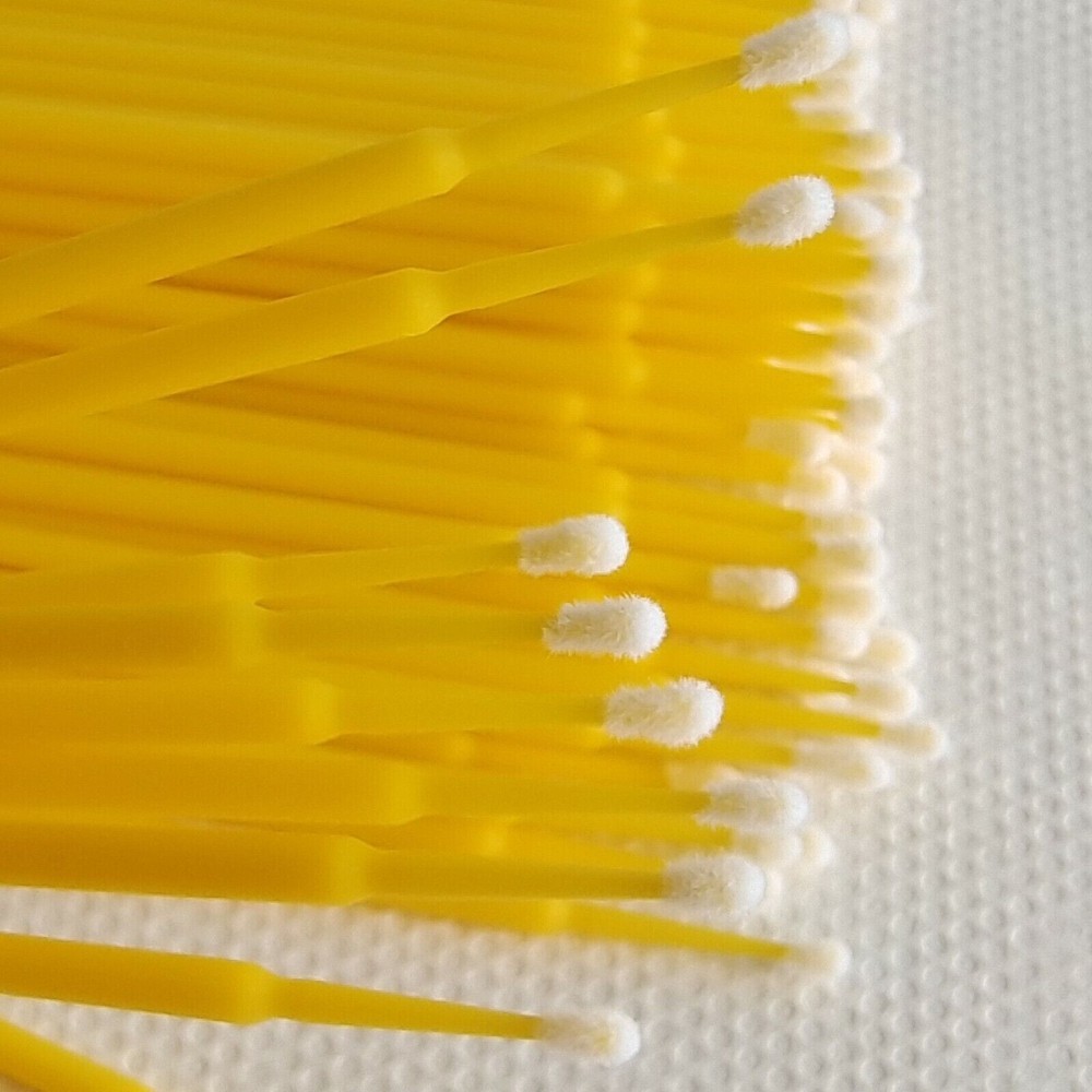 100 Pcs Dental Disposable Material Micro Brush Tooth Applicator 2.0mm
