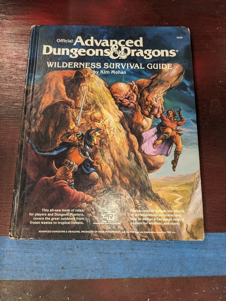 Wilderness Survival Guide 2020 Advanced Dungeons & Dragons TSR