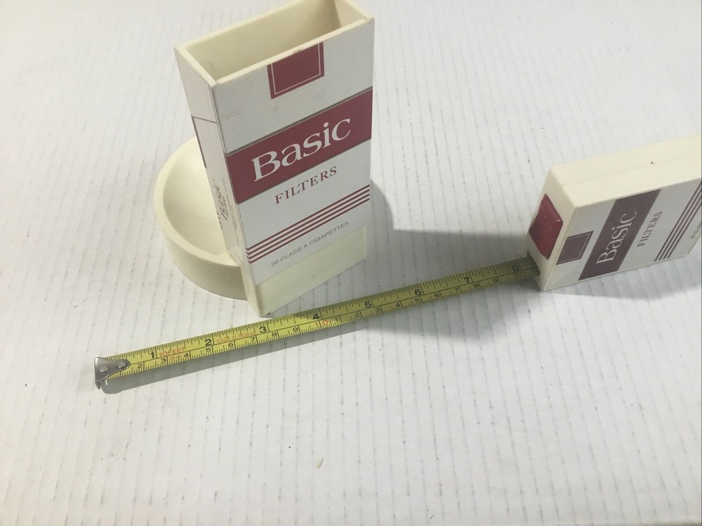 Basic Filter Cigarettes Advertising Change Tray And Ruler .