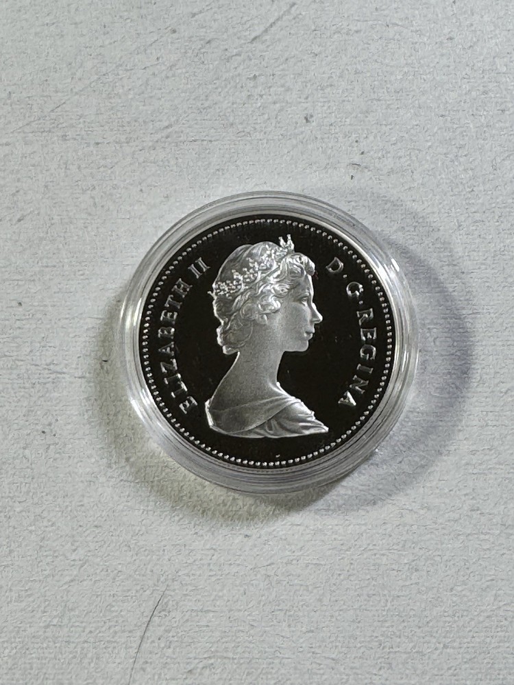 1984 Canada 1 Dollar Silver Proof Coin Toronto