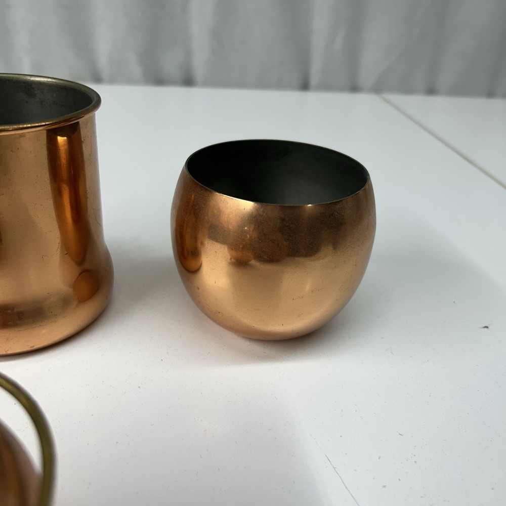 Coppercraft Guild Copper Set Cauldron Moscow Mule Cup