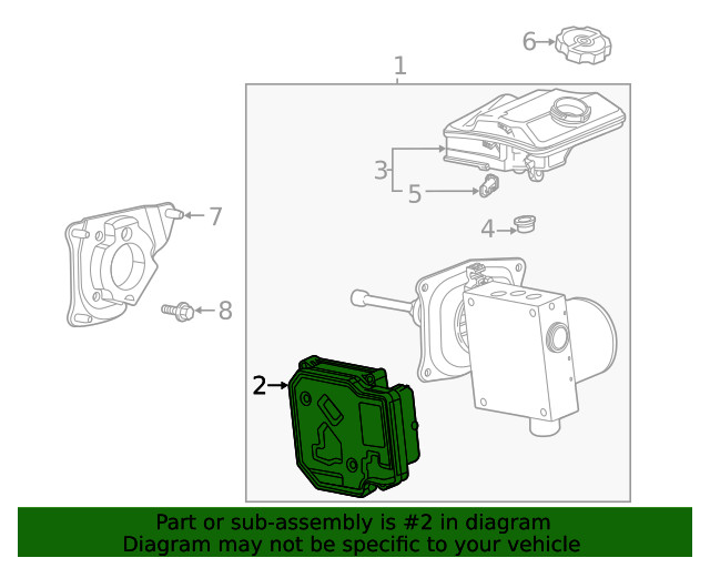 Genuine GM Control Module 85115835