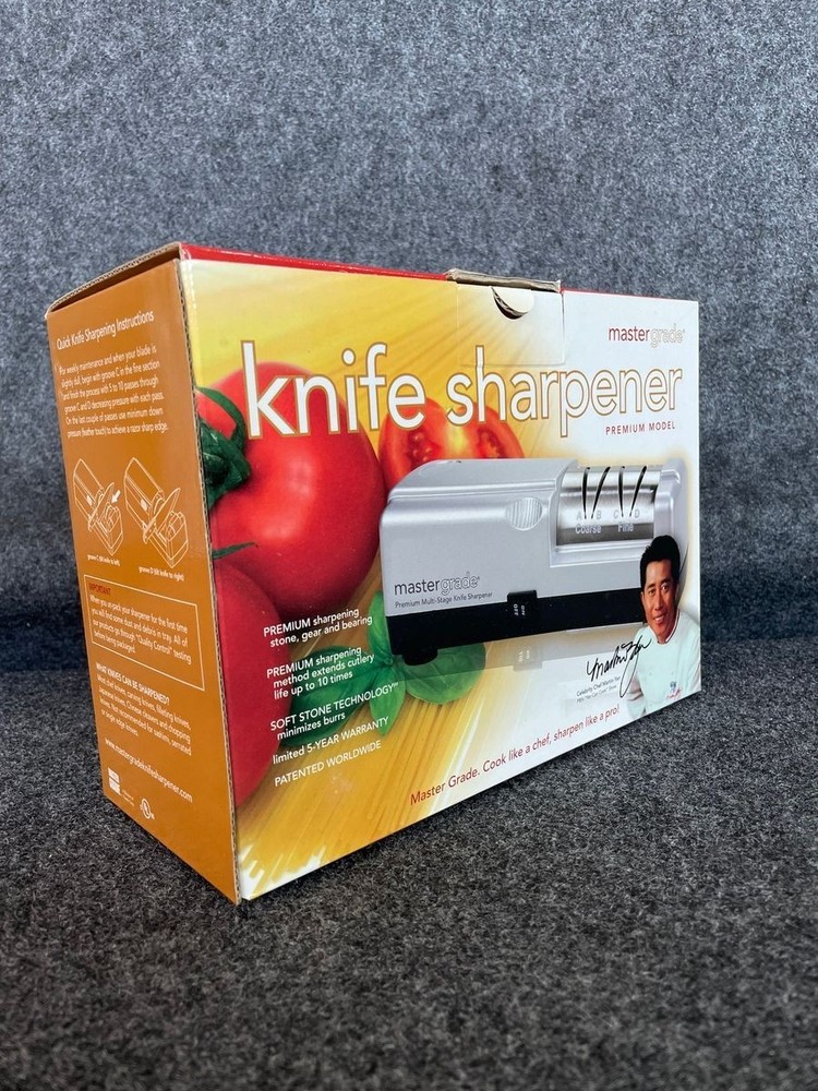 MASTER GRADE MG-600 Premium Electric Knife Sharpener White