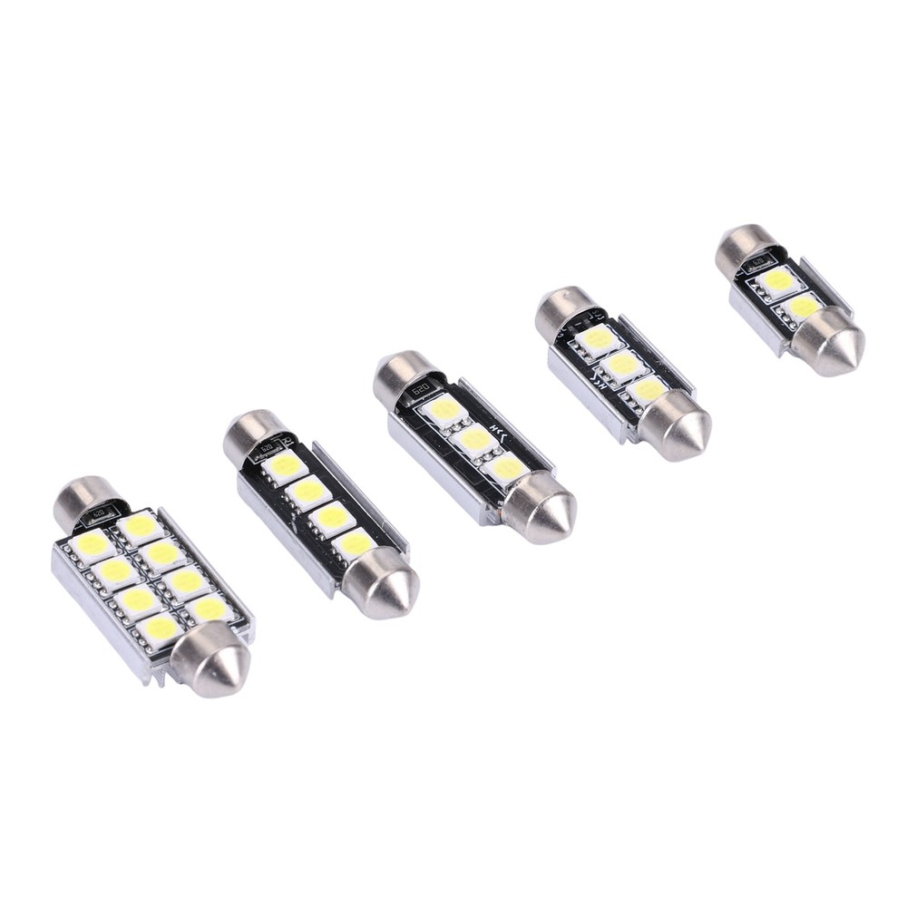 23x White LED Car Interior Inside Light Dome Trunk Map License Plate Lamp Bulbs