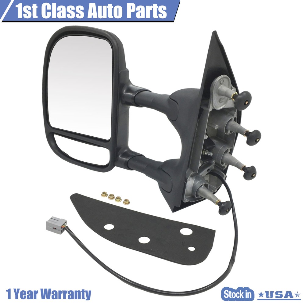 Pair Power Folding Mirrors Fits 09-16 Ford E-350 E-450 Super Duty E-150 Van