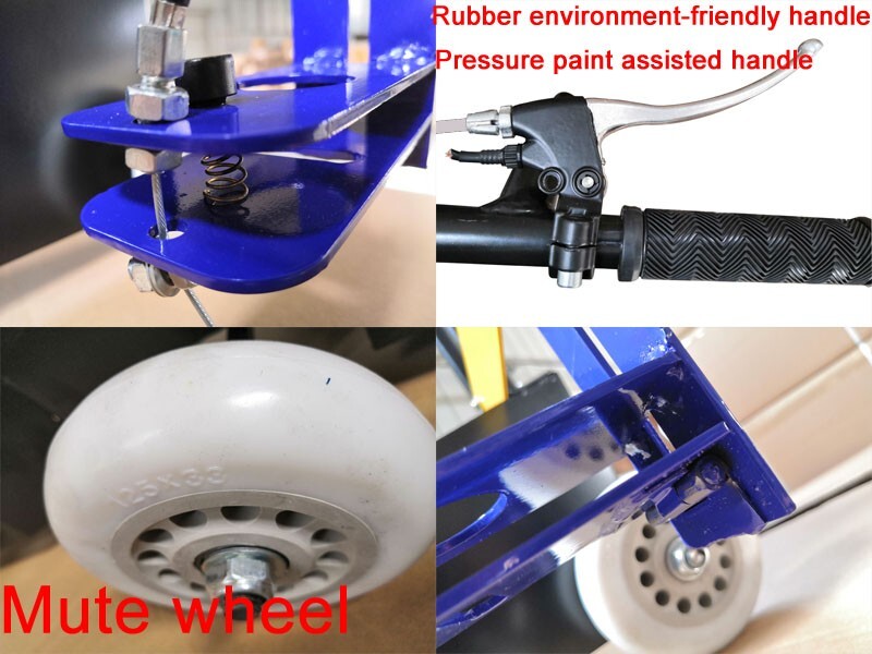 Paint Line Striping Machine Paint Parking Sprayer with Double Handle and Casters