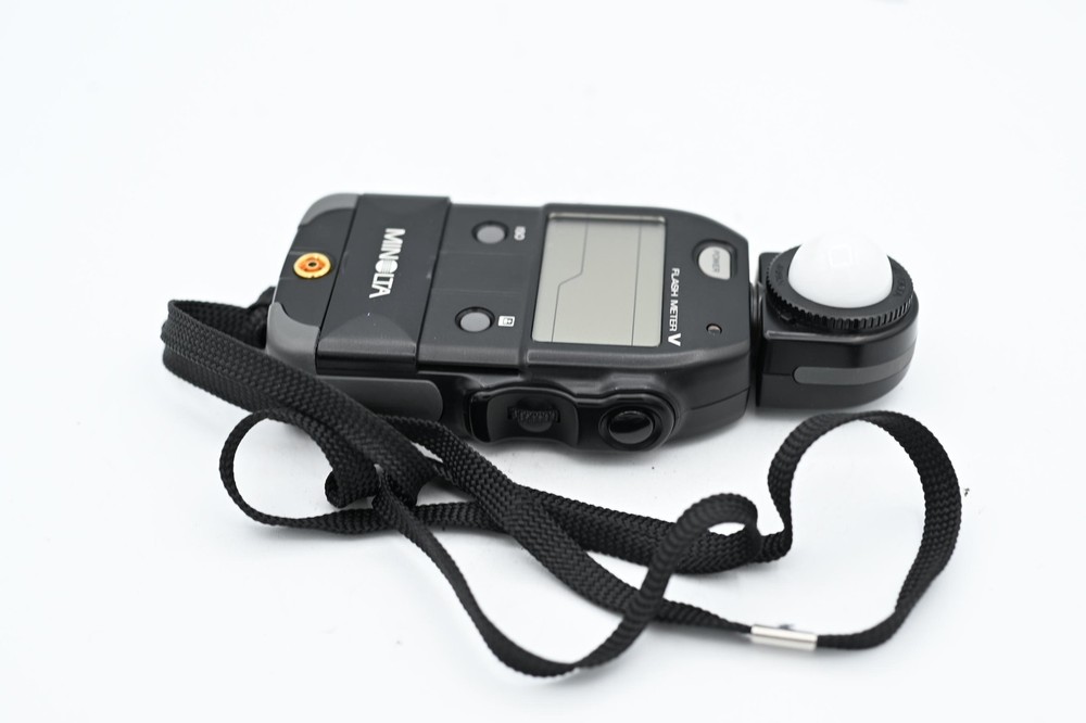 Minolta Auto Meter V F with Spherical Diffuser (Ambient/Flash) with Dome & Strap