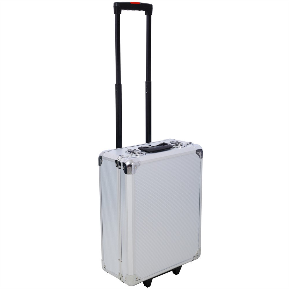 General Household Tool Kit with Rolling Tool Box, Tool Set Kit for Maintenance