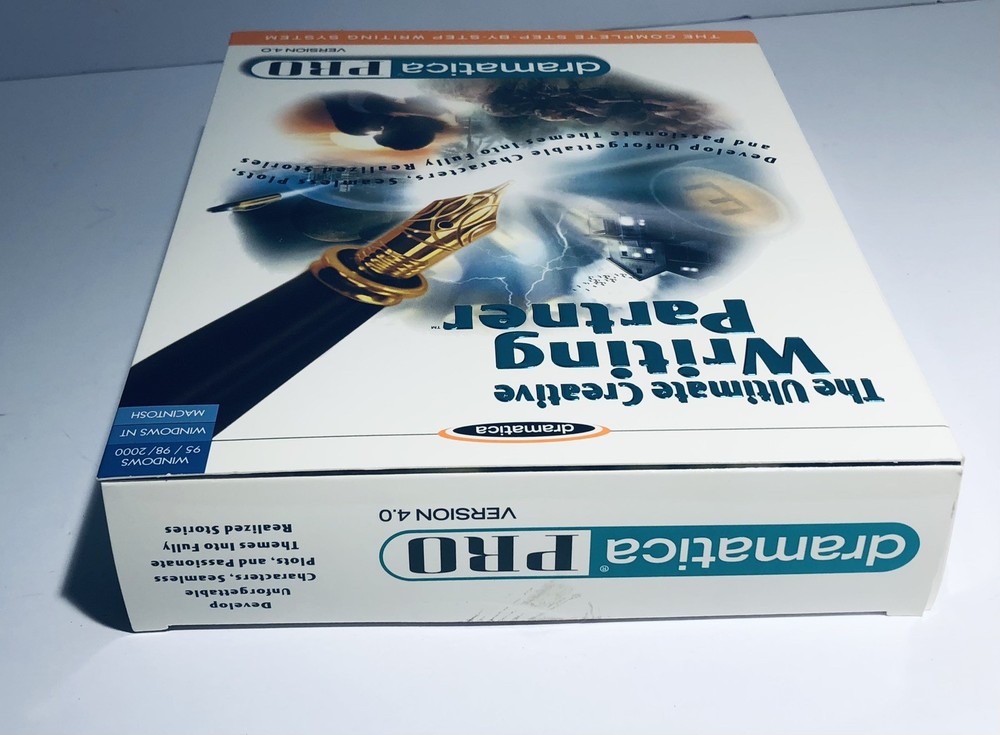 Write Brothers Dramatica Pro Version 4.0 Windows PC & Mac Software Big Box