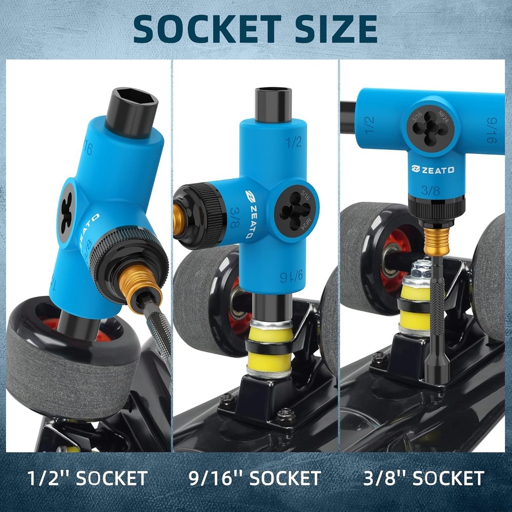 Skate Tool Multi Function T Tool Allen Key Phillips Screwdriver
