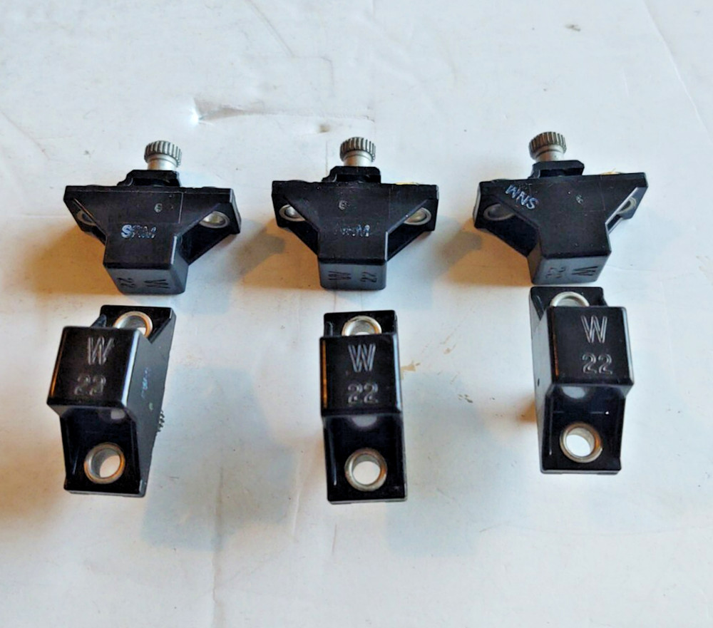 (6) Allen Bradley W22 Overload Heater Elements