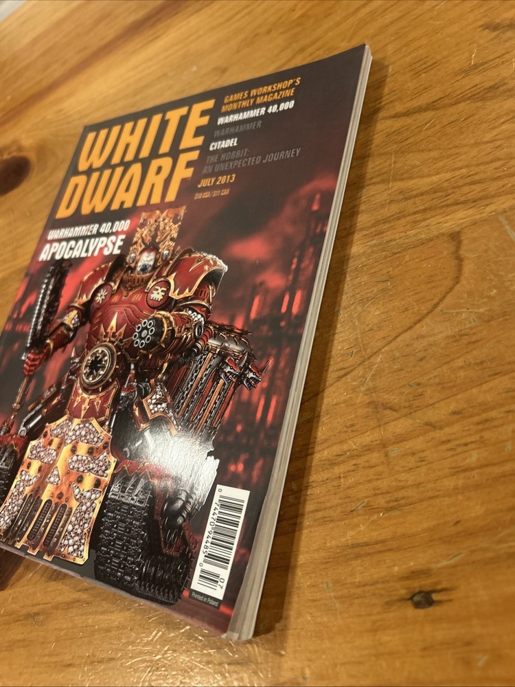 Games Workshop: White Dwarf Monthly Magazine July 2013 Apocalypse