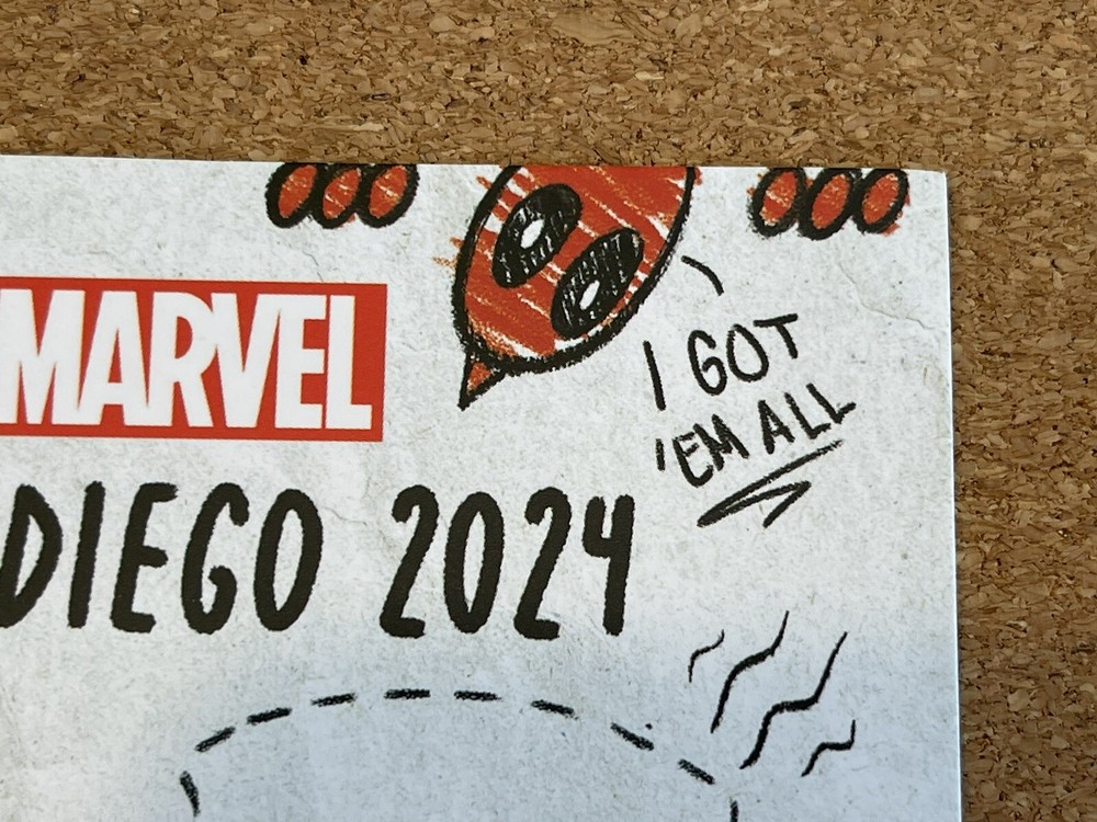 2024 SDCC Marvel Deadpool Pin Scavenger Ultimate Collection Mint Intact Rare NOC