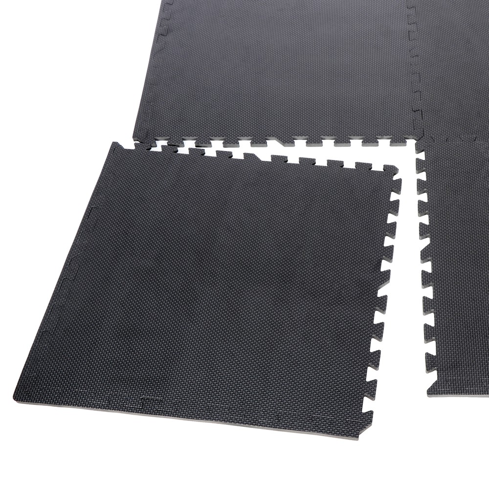 12 Pieces 24 x 24" Puzzle Exercise Floor Mat with EVA Training Interlocking Tile