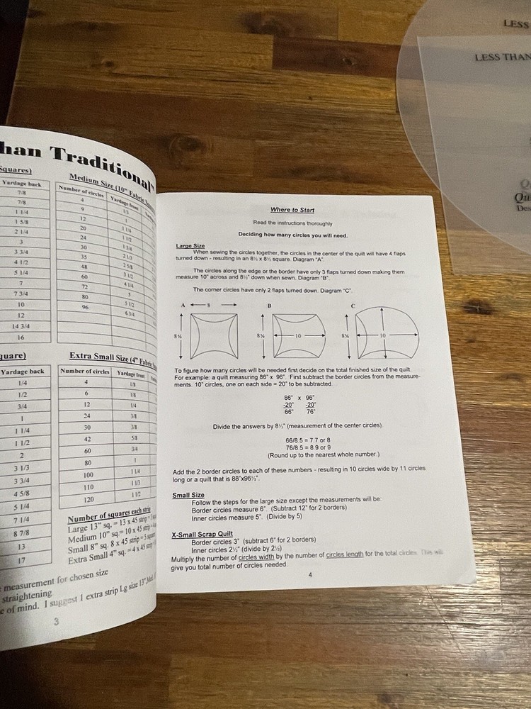 Less than Traditional Quilting Kit Haven Pattern Basic Technique Pattern READ