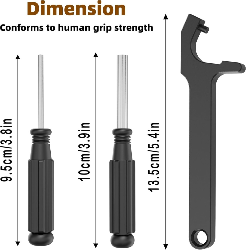 Tools Kit for Glock, Front Sight Remove Pin Punch Magazine Black Gen2