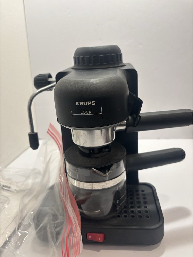 Krups 963 4-Cup Mini Espresso Maker - Black