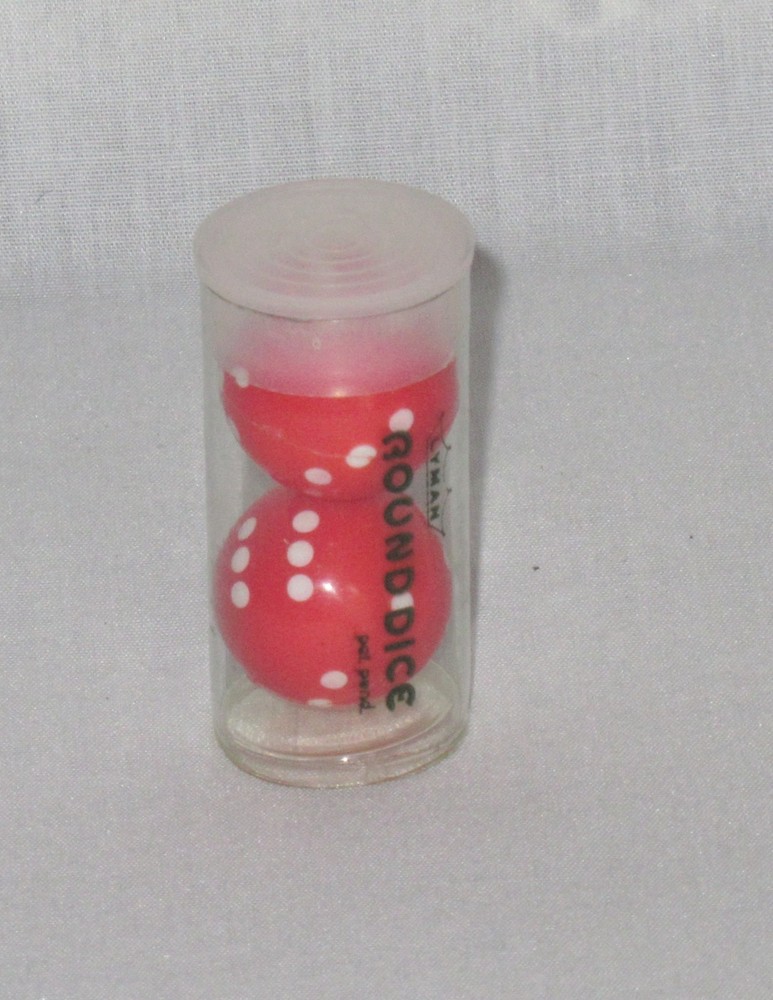 Round Dice. Red.