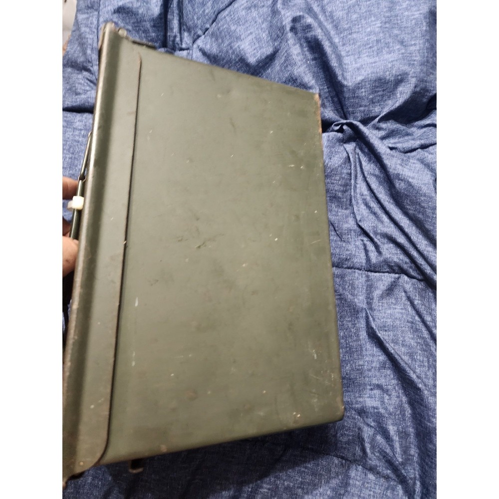 Old ammo box with cleanning kit