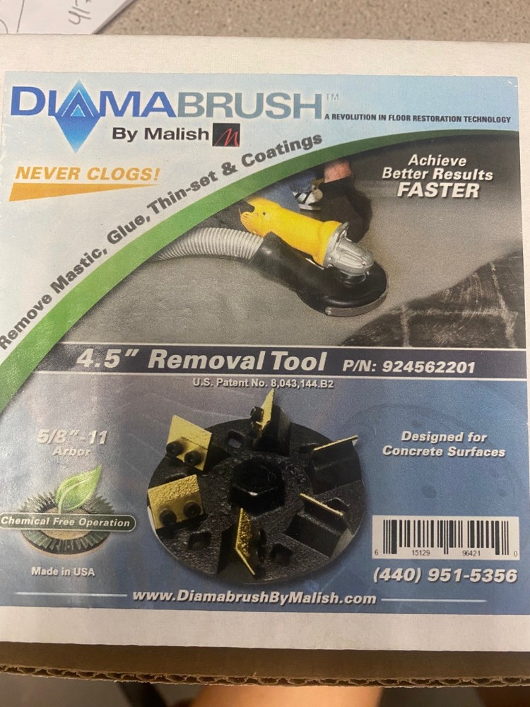 Malish 924562201 -4.5 Diamabrush Hand Tool