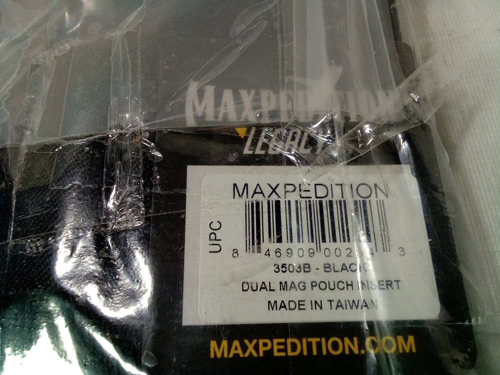 Maxpedition Dual Mag Retention Insert Hook & Loop Retention Loops Nylon 3503B