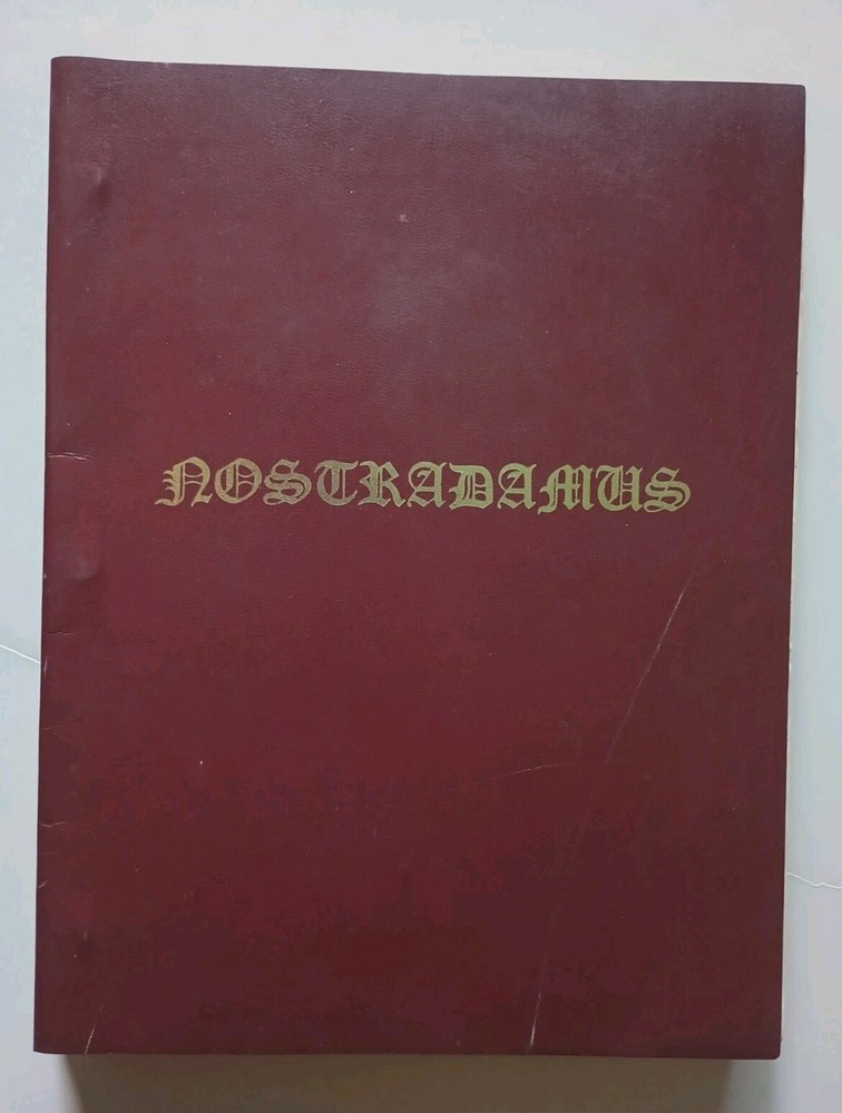 NOSTRADAMUS Unproduced Movie Script by Katharyn Powers