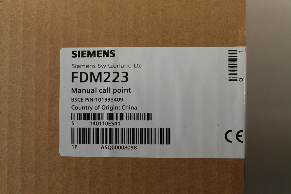 Siemens FDM223 Manual Call Point NEW