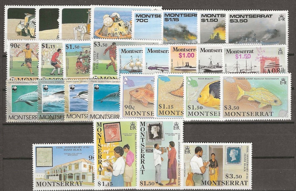 MONTSERRAT 1989/91 "Commemoratives" MNH