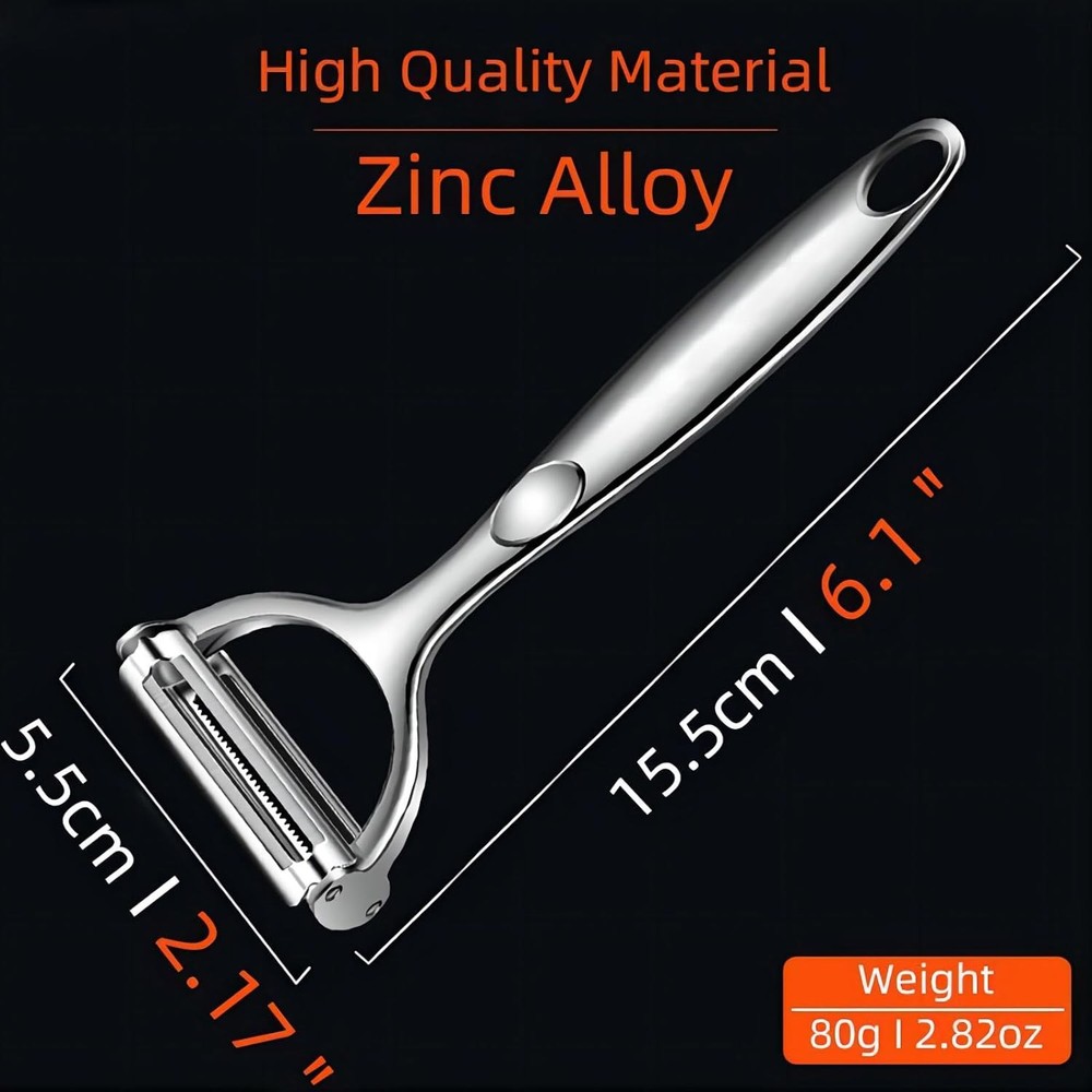 Dual Blade Stainless Peeler Julienne