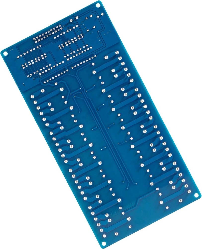 Automated 16-Channel Relay Board - 12V High-Current Solution for DIY Projects