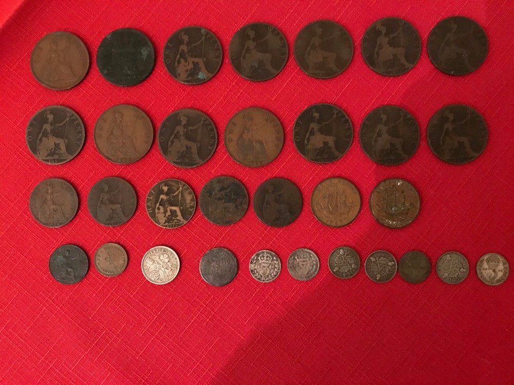 Selection of Old British Coins